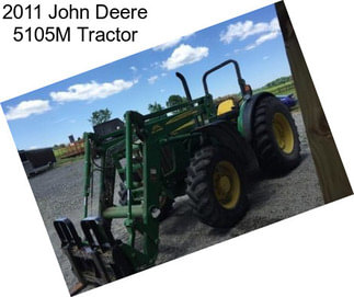 2011 John Deere 5105M Tractor