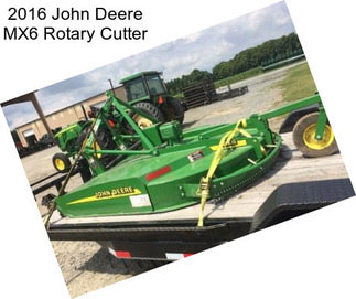 2016 John Deere MX6 Rotary Cutter