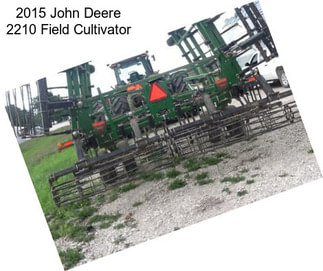 2015 John Deere 2210 Field Cultivator