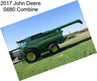 2017 John Deere S680 Combine