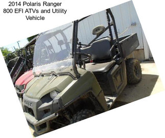 2014 Polaris Ranger 800 EFI ATVs and Utility Vehicle