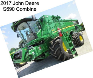 2017 John Deere S690 Combine