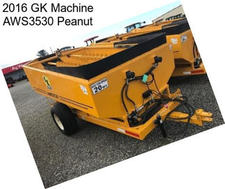 2016 GK Machine AWS3530 Peanut