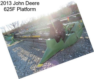 2013 John Deere 625F Platform