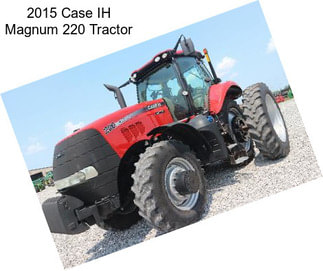 2015 Case IH Magnum 220 Tractor