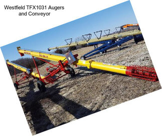 Westfield TFX1031 Augers and Conveyor