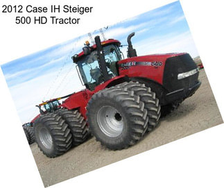 2012 Case IH Steiger 500 HD Tractor