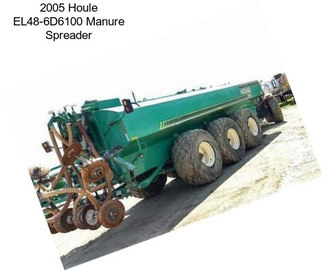 2005 Houle EL48-6D6100 Manure Spreader