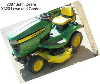 2007 John Deere X320 Lawn and Garden