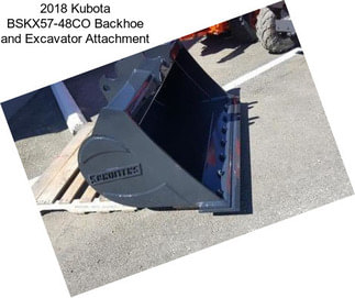 2018 Kubota BSKX57-48CO Backhoe and Excavator Attachment