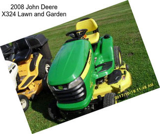 2008 John Deere X324 Lawn and Garden