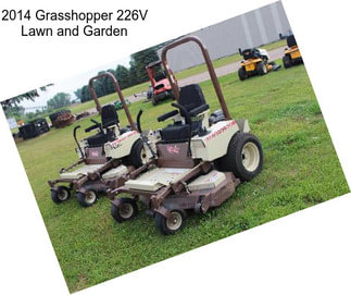 2014 Grasshopper 226V Lawn and Garden