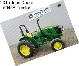 2015 John Deere 5045E Tractor