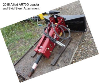 2015 Allied AR70D Loader and Skid Steer Attachment