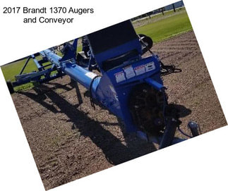 2017 Brandt 1370 Augers and Conveyor