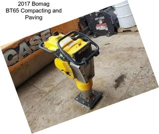 2017 Bomag BT65 Compacting and Paving