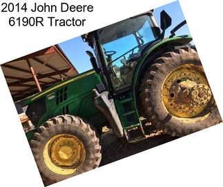 2014 John Deere 6190R Tractor