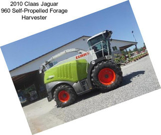 2010 Claas Jaguar 960 Self-Propelled Forage Harvester