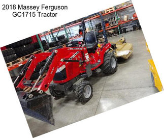 2018 Massey Ferguson GC1715 Tractor