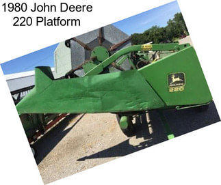 1980 John Deere 220 Platform