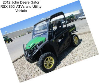 2012 John Deere Gator RSX 850I ATVs and Utility Vehicle