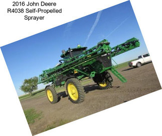 2016 John Deere R4038 Self-Propelled Sprayer