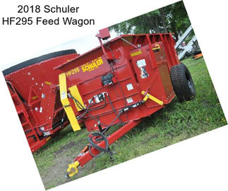 2018 Schuler HF295 Feed Wagon