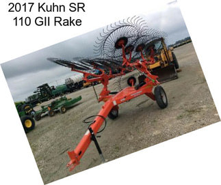 2017 Kuhn SR 110 GII Rake