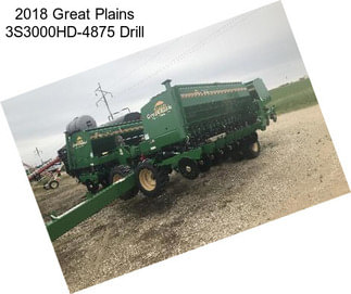 2018 Great Plains 3S3000HD-4875 Drill