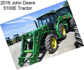 2016 John Deere 5100E Tractor