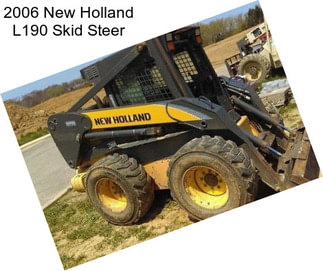 2006 New Holland L190 Skid Steer