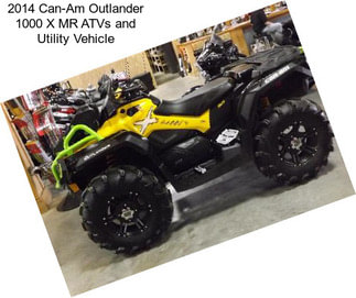 2014 Can-Am Outlander 1000 X MR ATVs and Utility Vehicle