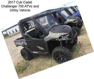 2017 Cub Cadet Challenger 750 ATVs and Utility Vehicle