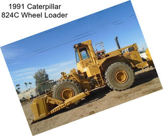 1991 Caterpillar 824C Wheel Loader