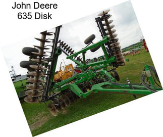 John Deere 635 Disk