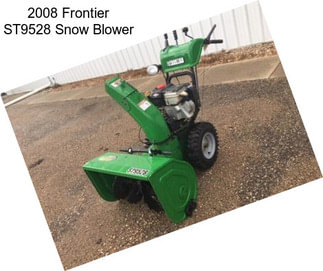 2008 Frontier ST9528 Snow Blower