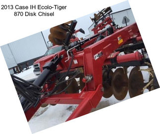 2013 Case IH Ecolo-Tiger 870 Disk Chisel