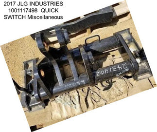 2017 JLG INDUSTRIES 1001117498  QUICK SWITCH Miscellaneous