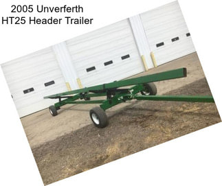 2005 Unverferth HT25 Header Trailer