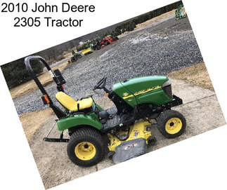 2010 John Deere 2305 Tractor