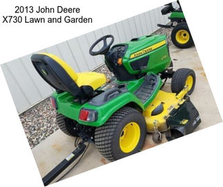 2013 John Deere X730 Lawn and Garden