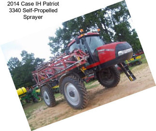 2014 Case IH Patriot 3340 Self-Propelled Sprayer