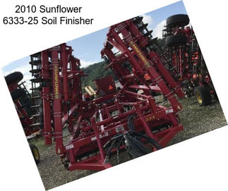 2010 Sunflower 6333-25 Soil Finisher