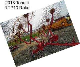 2013 Tonutti RTP10 Rake