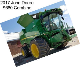 2017 John Deere S680 Combine