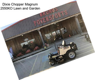 Dixie Chopper Magnum 2550KO Lawn and Garden