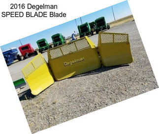 2016 Degelman SPEED BLADE Blade