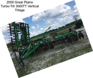 2009 Great Plains Turbo-Till 3000TT Vertical Tillage