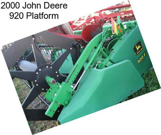 2000 John Deere 920 Platform