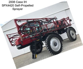 2008 Case IH SPX4420 Self-Propelled Sprayer